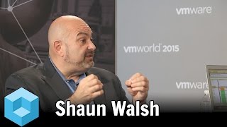 Shaun Walsh QLogic  VMworld 2015 [upl. by Initsed]