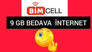 BİMCELL BEDAVA AYLIK 9 GB İNTERNET BİMCELLDEN HARİKA FIRSAT BİMCELL 9 GB 300 DK 300 SMS HEDİYE [upl. by Aihsetal]