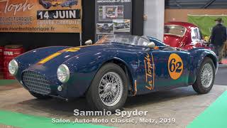 Sammio Spyder Salon Auto Moto Classic Metz 2019 [upl. by Remington378]