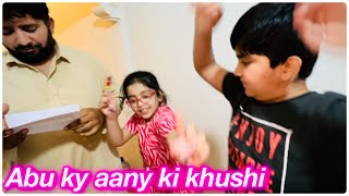 Abu ky aany ki khushi  Salma yaseen vlogs [upl. by Lello]