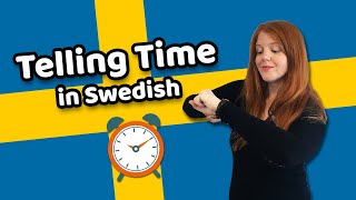 Klockan  How to tell time in Swedish  Learn Swedish in a Fun way [upl. by Dobbins]