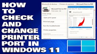 How To Check and Change Printer Port in Windows 1110 Guide [upl. by Weidman226]