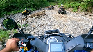 CanAm 570 ❌ CanAm 800R ❌ 2CanAm’s 1000R ❌ Yamaha 700  On the dry river course full of boulders 🪨 [upl. by Utimer]