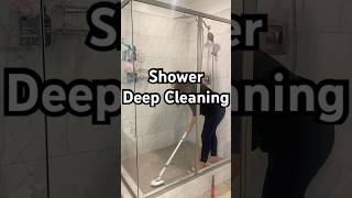 🚿SHOWER DEEP CLEANING bathroomcleaning [upl. by Towers]