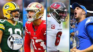 Rich Eisen Previews Packers vs 49ers and Buccaneers vs Lions NFC Divisional Round Games [upl. by Blus]