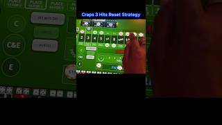 Crapless Craps 3 Hits Reset Strategy casino gaming gambling [upl. by Deibel]