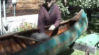 The Wood and Canvas Canoe 1946 Penn Yan Rainbow [upl. by Eessac]