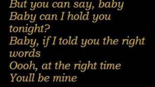 baby can i hold you tonight lyrics [upl. by Aelyk]