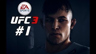 UFC 3 Featherweight Career Mode Walkthrough Part 1  A NEW FACE Lets Play Commentary [upl. by Ring]