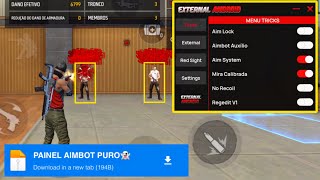 PAINEL AIMBOT👻XIT EXTERNAL PURO IPHONEANDROID HEADTRICK 100 HS✅☠️ipa antban regedit mobile gratis [upl. by Ehctav]