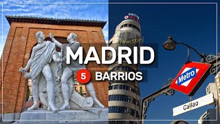 ➤ los 5 mejores BARRIOS de MADRID para tu alojamiento 🏨🛏️🛎️ 024 [upl. by Sej187]