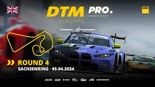 Round 4 Sachsenring  DTM eSports  ReLive  English [upl. by Hafeenah]