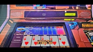 525 PER HAND VIDEO POKER amp 4OAK videopoker Las Vegas youtube VegasSlotsVP [upl. by Jeni]