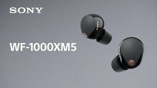 Sony Noise Cancelling Headphones WF1000XM5 Official Product Video  Official Video [upl. by Giustina576]