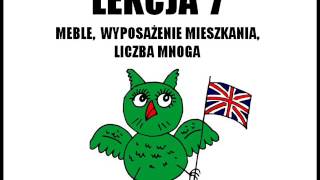 LEKCJA 7 meble wyposażenie mieszkania liczba mnoga [upl. by Nylanej427]