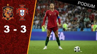 Espagne  Portugal 33  Résumé en français  coupe du monde 2018 [upl. by Nivrad]