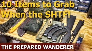 SHTF Survival 10 Items You Need To Bug Out [upl. by Ajnot]