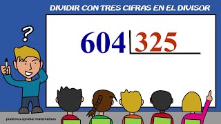 Cómo dividir por 3 cifras para niños [upl. by Kalina386]