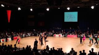 Evgeny VinokurovChristina Luft DMDeutsche Meisterschaft S Latein 2014 Semifinale Samba [upl. by Aronal]