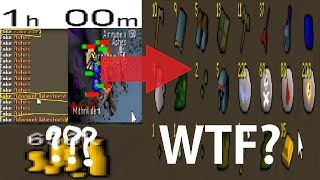 1 Hour LOOTING NECHRYAEL BARRAGERS EASIEST MONEY EVER  2007 Runescape Oldschool [upl. by Aniez]