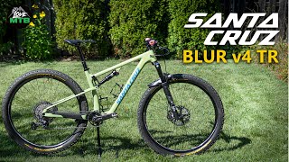 XC Ready Santa Cruz BLUR TR v4 Custom Build Quick Check Upgrades [upl. by Akemaj]