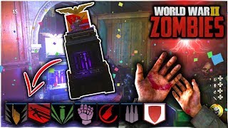 ​ THE SHADOWED THRONE ALL PERKBLITZ LOCATIONS  CALL OF DUTY WW2 ZOMBIES DLC 2 WALKTHROUGH [upl. by Venola]