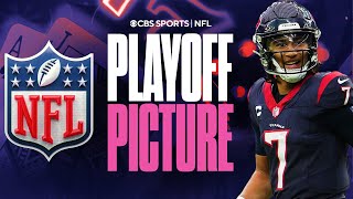 NFL PLAYOFF PICTURE amp SCENARIOS heading into Sunday Week 18 I CBS Sports [upl. by Puglia]