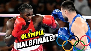 NELVIE TIAFACK GER vs BAHODIR JALOLOV UZB l OLYMPICS SEMIFINALS 🥊 l NEVBOXING [upl. by Cimah]