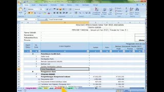 Aplikasi RKAS Rencana Kegiatan dan Anggaran Sekolah Format Microsoft Excel [upl. by Rangel]