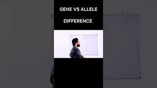 Gene vs allele difference shorts viral trending genetics music biology youtubeshorts [upl. by Trilly]