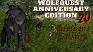 Brothers Rivalry 2 HEALTH LEFT  WolfQuest Anniversary Edition [upl. by Odetta473]