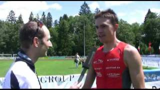 Allgäu Triathlon 2009  Interview Stefan Schmid [upl. by Odrude451]