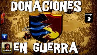 Donaciones en la guerra  Guerra de Clanes  Descubriendo Clash of Clans 235 Español [upl. by Gennie840]