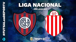 San Lorenzo vs Barracas Central  Semifinal Liga Nacional de Futsal San Juan 2021  FUTSALenDEPORTV [upl. by Halle]