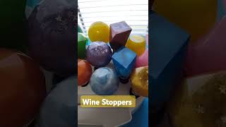 Resin Wine Stoppers 🍷 shorts resin crafts winecraft [upl. by Aikrahs]