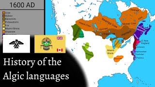 History of the Algic languages AlgonquianWiyotYurok languages [upl. by Atiruam]