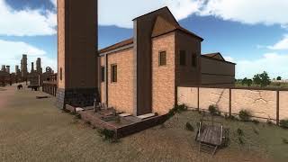 Templar House in Bologna 3D reconstruction [upl. by Enitsud]