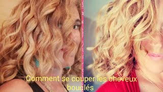 Se couper les cheveux bouclés [upl. by Aihppa]