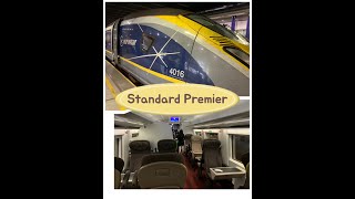 Is Eurostar standard premier worth the money London to Brussels Class e320 train Good food [upl. by Zed15]