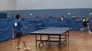 Table Tennis  2007 Aus Open Mens Team Matches  Defenders [upl. by Rosenkranz]