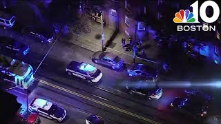 Boston police investigate Jamaica Plain shooting [upl. by Barayon]