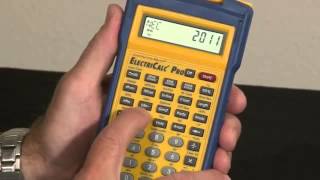 Calculated Industries ElectriCalc Pro Calculator 5070 [upl. by Ardnauq]