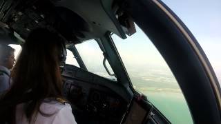 Cockpit View InterSky ATR72600 LowPasses and SteepTurns  Sitterdorf LSZV Airshow 2015 [upl. by Zerla]