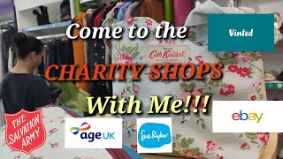 Charity Shopping and Haul  London  Cath Kidston  eBay  Vinted  Thrift Shops was [upl. by Thea18]