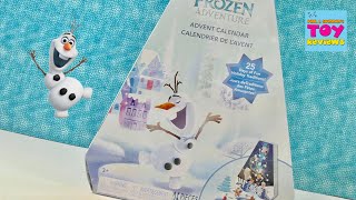 Frozen Disney Olaf Adventure Advent Calendar Unboxing Toy Review  PSToyReviews [upl. by Iow576]