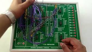 PHYSITECHS 16 BIT COMPARATOR USING 4 BIT COMPARATORS TRAINER KIT [upl. by Romalda185]