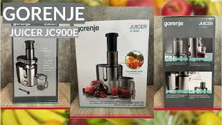 Unboxing Gorenje Juicer JC 900E  silent ASMR unboxing gorenje jc900e [upl. by Conlin]