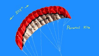 Parafoil Kite 102 inches 25 m of wing span  great fun [upl. by Luciana]