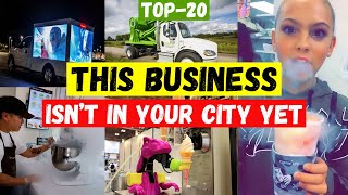 20 PROFITABLE BUSINESS IDEAS 2024 Business franchises [upl. by Nnauol]