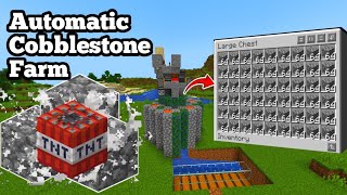 Automatic Cobblestone Farm Java Edition 100000 ItemJam [upl. by Epuladaug63]